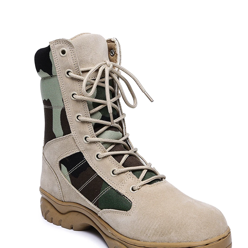 XINXING Desert Camouflage Tactical Boots Combat Boots Oxford Fabric Training Boots For Outdoors