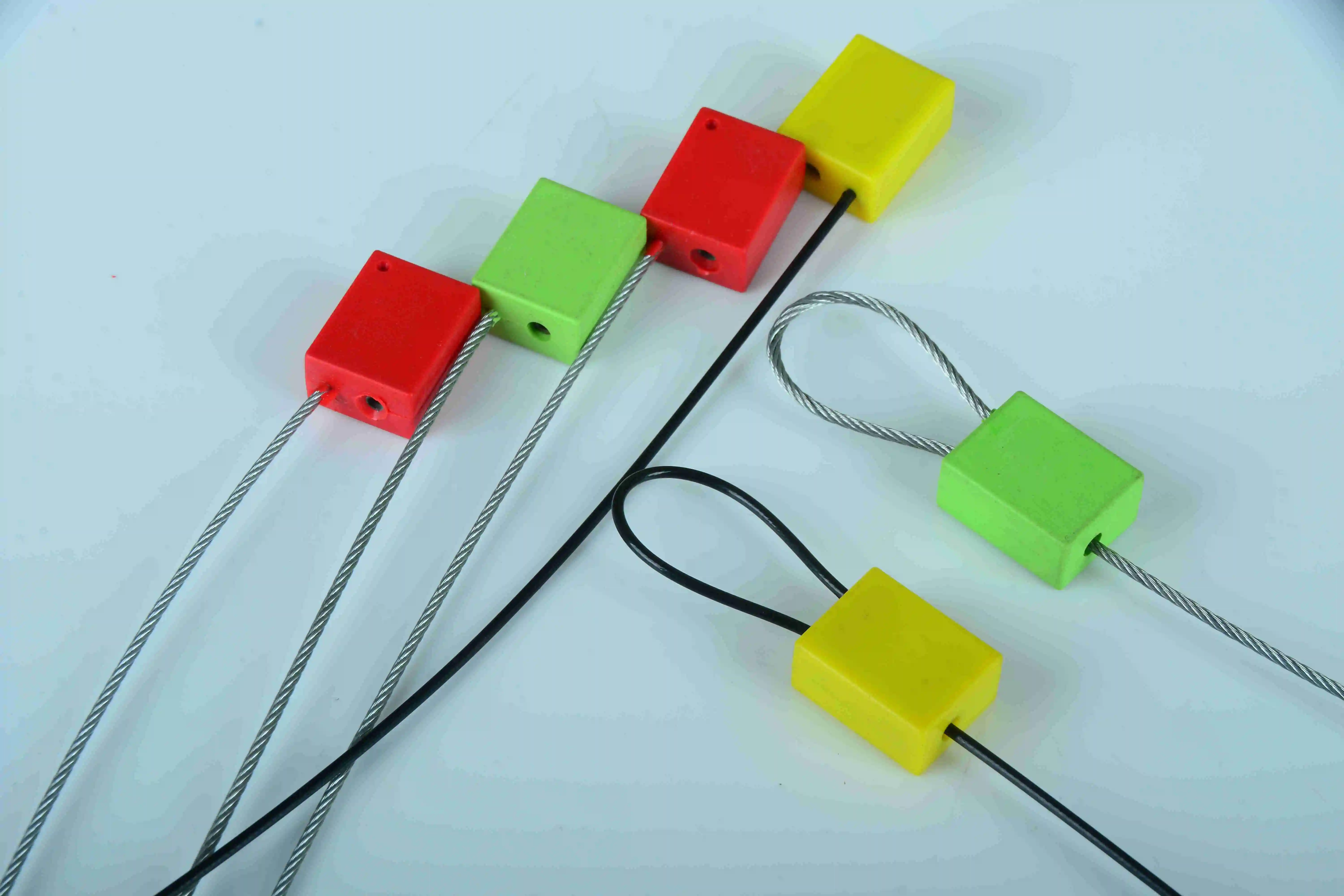Adjustable Cable Seal Lock Steel Security Seals for Shipping and Logistic