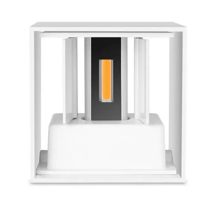 Dimmable COB Modern Adjustable Surface Mounted LED Wall Lamp Outdoor Waterproof Wall Light Garden