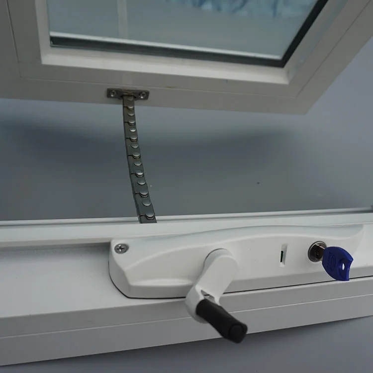 AS2047 Single Large Sash Double Glaze Panel Chain Winder Price Awning Glass 6mm Aluminum Window