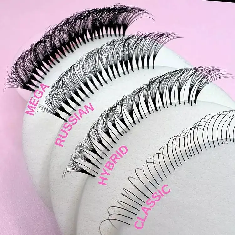 Easy Fan Eyelash Extension Natural Cashmere Matte Black Korean Silk Eyelashes Easy Fan Volume Eyelash Extension