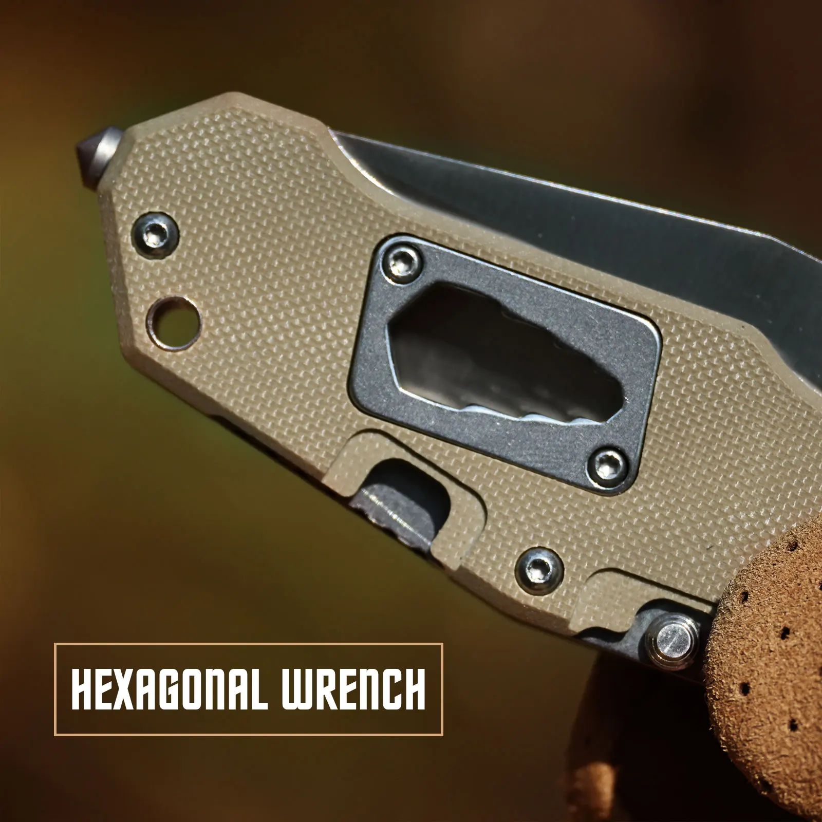 LAND 9046 12cr27mov Stainless Steel Folding Multi-Functional Knife Survival Rescue Camping Outdoor Hunting EDC Saw Tool Knives