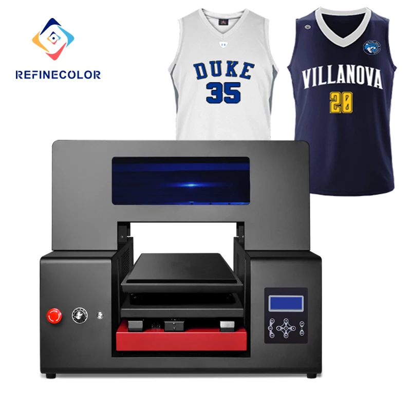 Refinecolor XP600 i1600 Direct To Garment Printer T-Shirt Inkjet Printer Textile Printing Machine In China