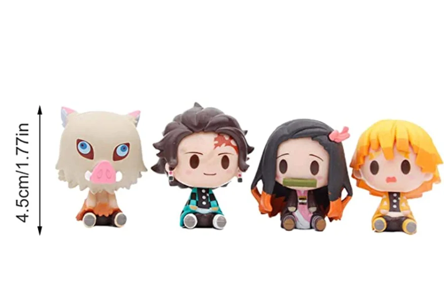 Custom 3D cartoon mini Anime Figure Statues, OEM Collectible 3d pvc toy cartoon anime mini figure