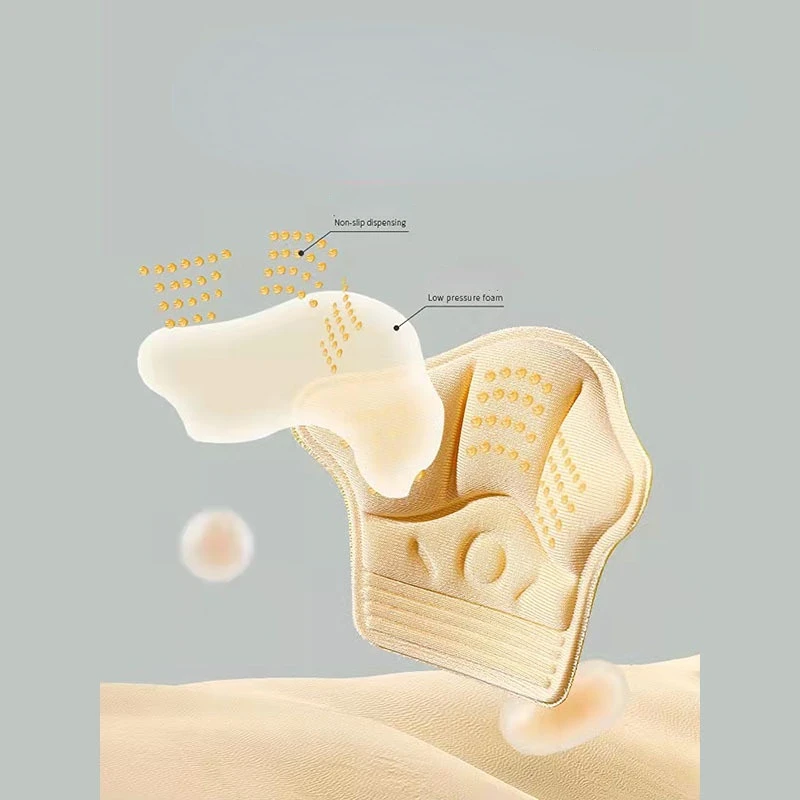 2 pcs Insoles Heel Pads Lightweight For Sport Shoes Adjustable Size Back Sticker Antiwear Feet Pad Cushion Insole Heel