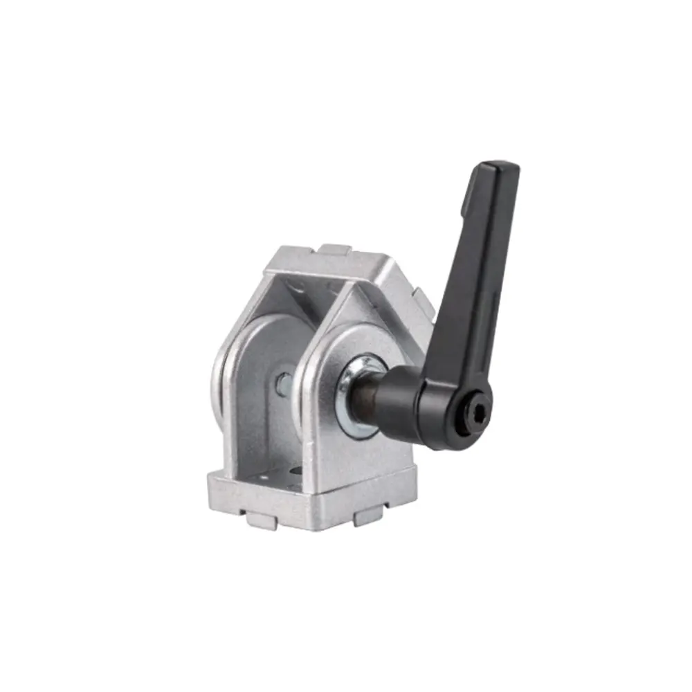 3030 Series Aluminum Extrusion Profile Zinc Alloy Flexible Pivot Joint Connector with Locking Handles