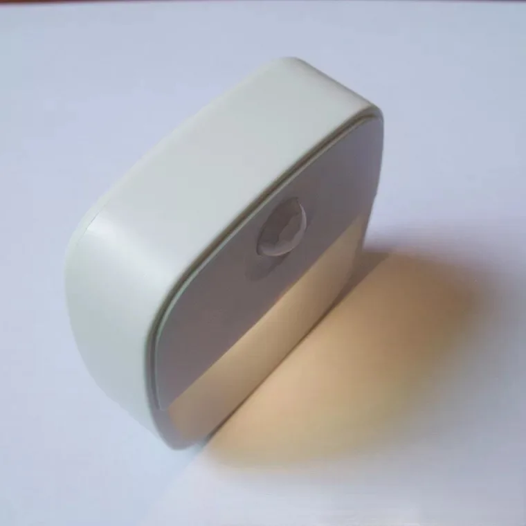 Wall mounted motion sensor LED battery lamp transparent luminescent cabinet lamp