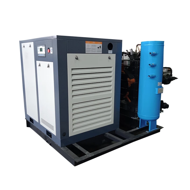 Air Cooling Reciprocating Piston Screw Rotary Compressor Booster Air Compressor