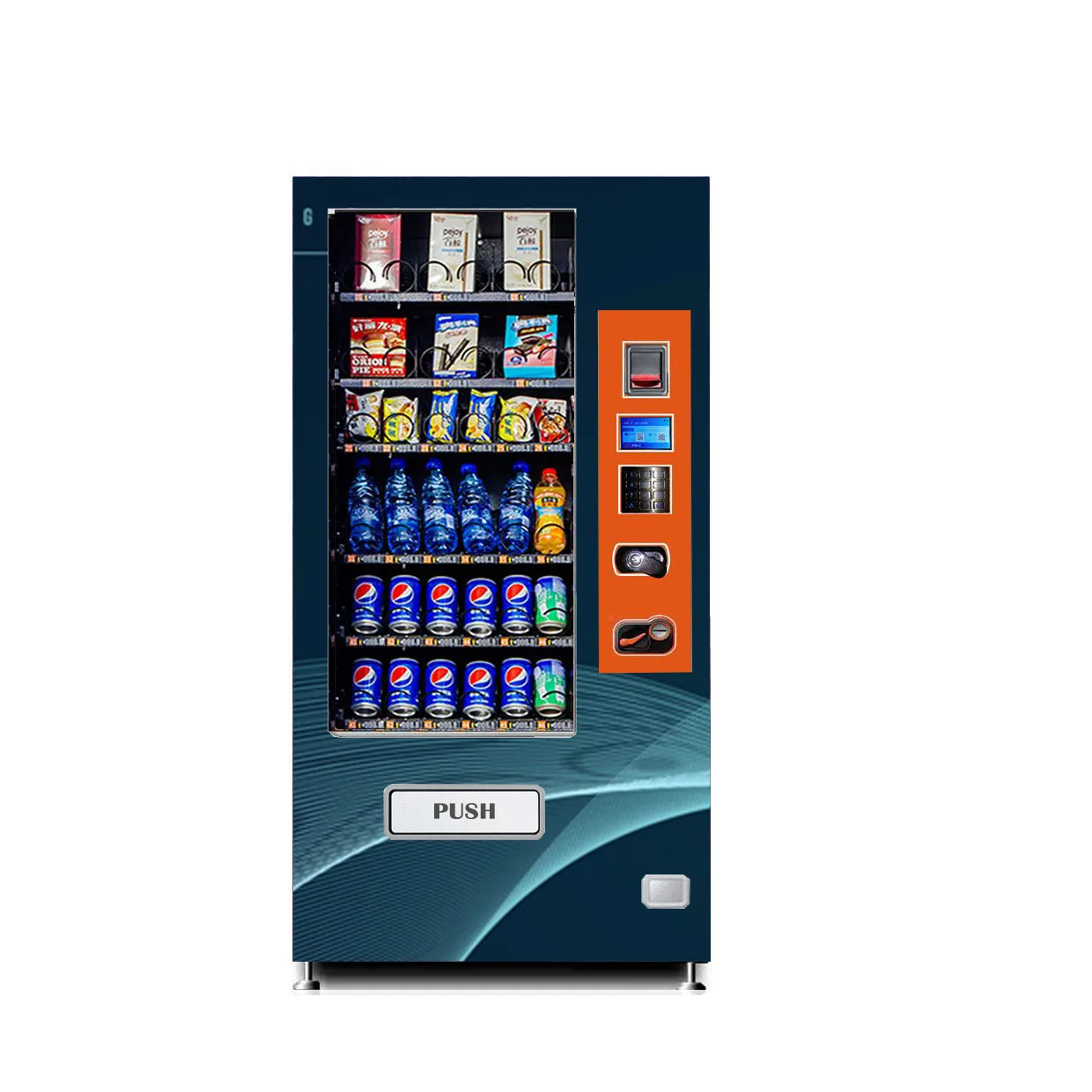 Distributeur automatique intelligent de  casse-croute de salade de fruits