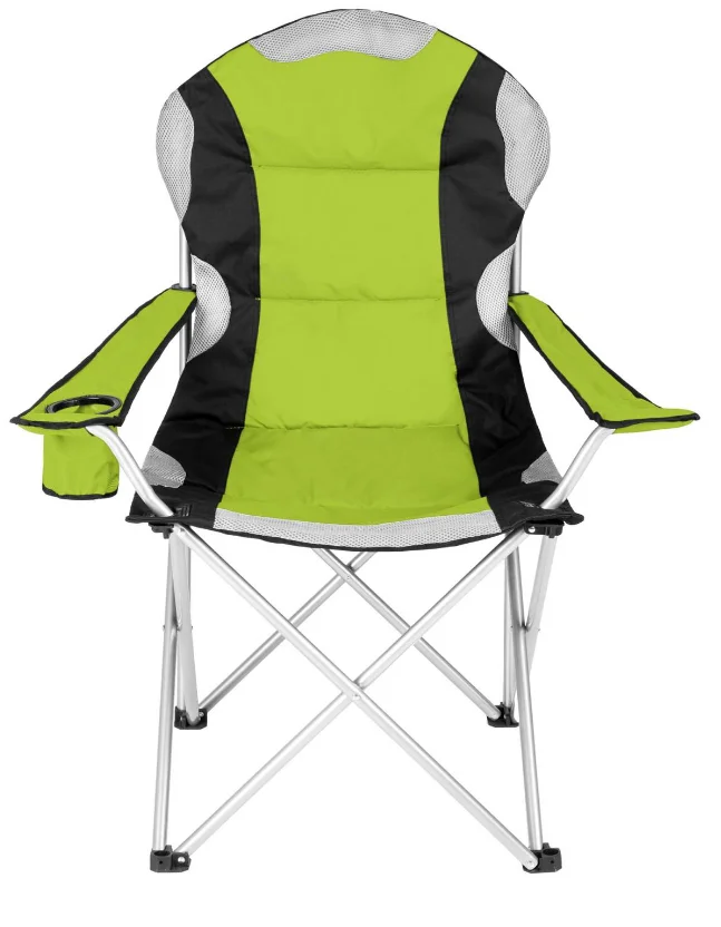 Foldable Aluminium Beach Chair with Armrests