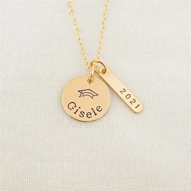 Factory Cheap Price High Quality Custom Personalised Name Engraved Stainless Steel Womens Necklaces Sets Engravable Blank