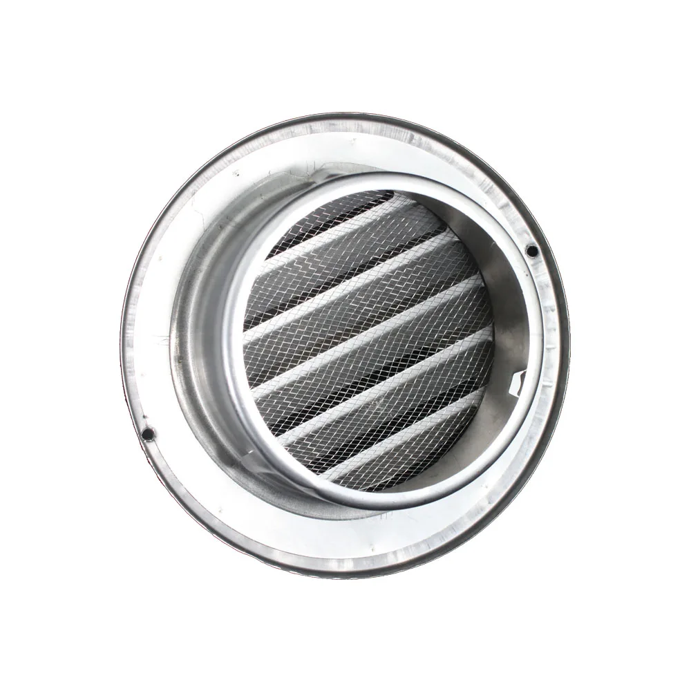 Wall mounted pipe exhaust vent caps for ventilation fresh air