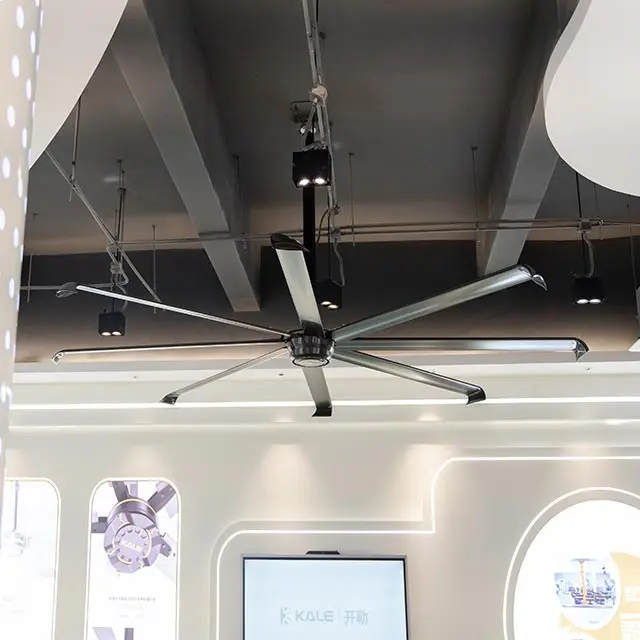Best Outdoor Commercial 0.4KW HVLS Ceiling Fan with PMSM Motor