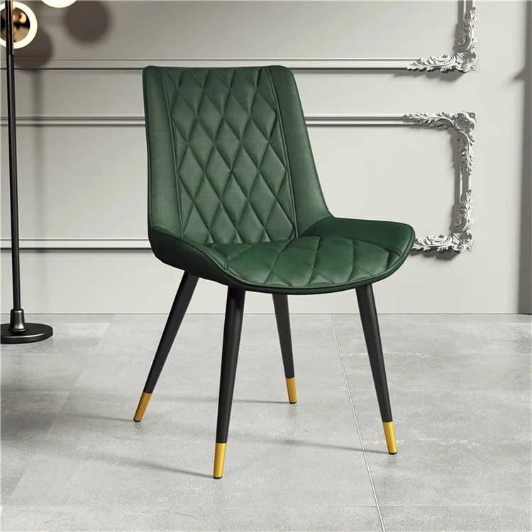 Restaurant Furniture Reception Fabric PU Leather Upholstered Modern Design Dining Chairs