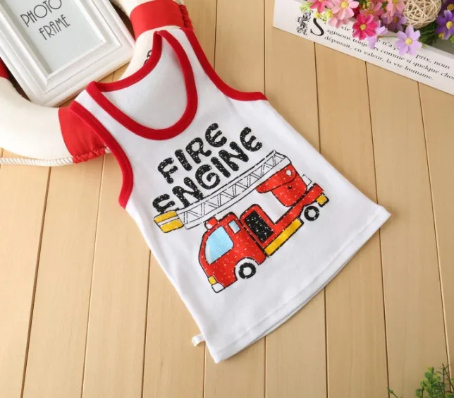
Cotton Tees New Summer Baby Vest Kids Underwear 