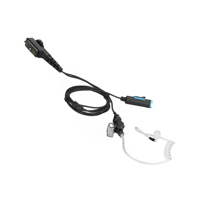 RISENKE AC128 с защитой от радиации иди и болтай walkie talkie “иди и воздушная трубка наушники с микрофоном для hytera pt580h