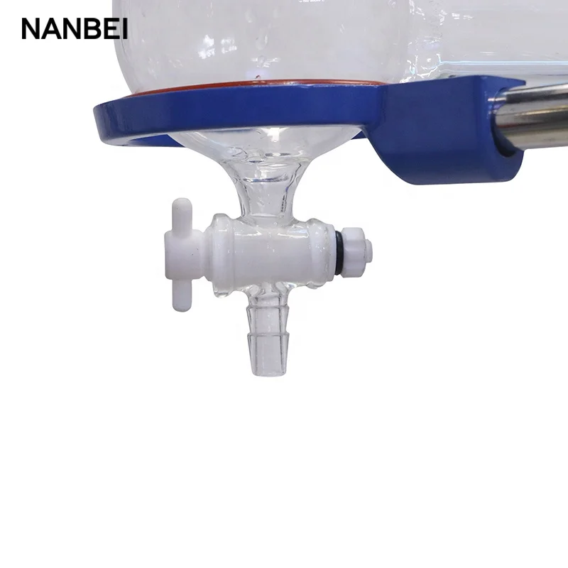 10L Multi-Function Lab Chemical Double Agitated  Layer Glass Reactor