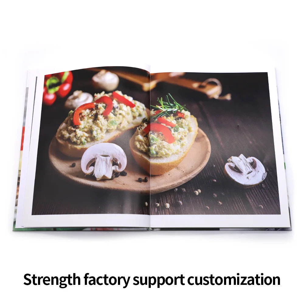 Factory Fast Delivery Printing full color Cooking Food Book Cookbook,Hardcover Healthy Cook Book Publishing