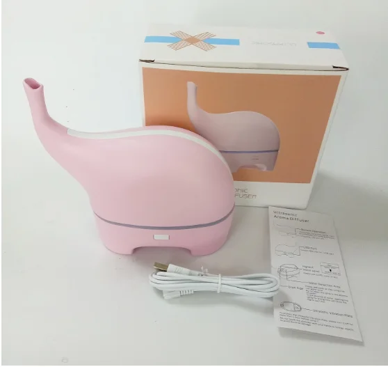 SOICARE 120ml popular USB Baby Elephant Ultrasonic Aromatherapy humidifier essential oil diffuser