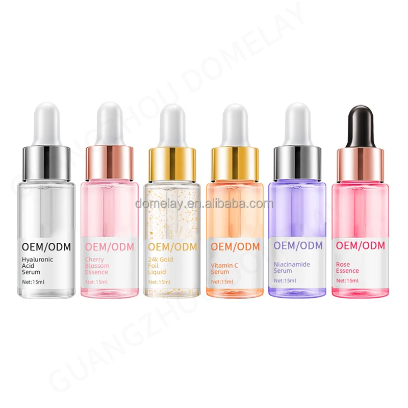 Private Label Vitamin C Serum With Hyaluronic Acid For Face Care Brightening Hyaluronic Acid Face Serum