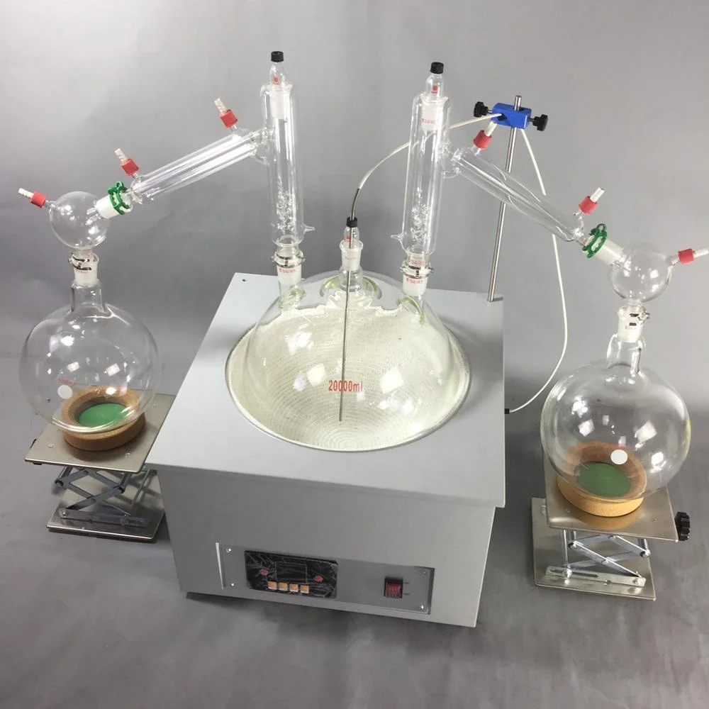 20Liter China Glassware/Glass Flask with High Borosilicate Glass 3.3