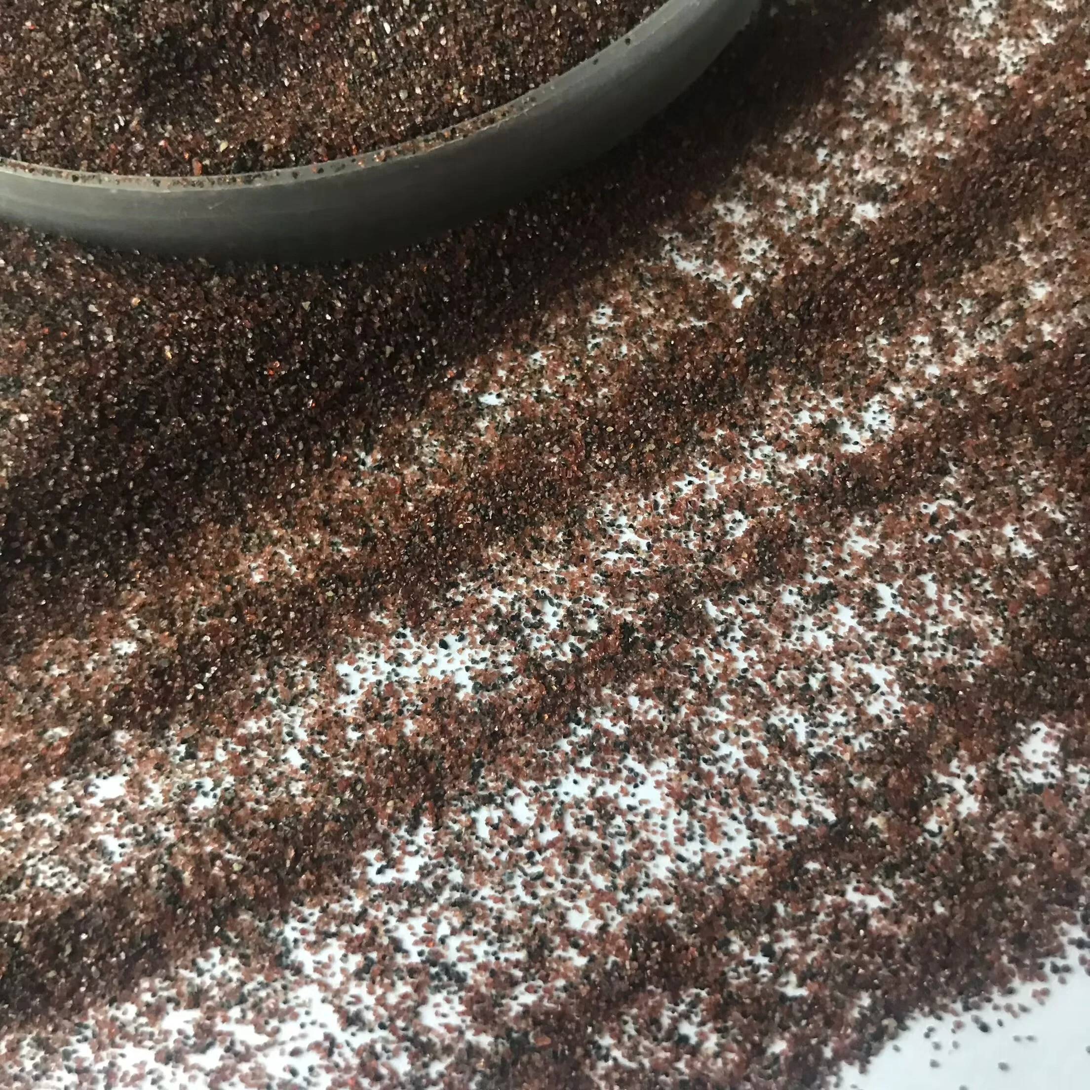Garnet Grit Waterjet Abrasives  Aluminum Oxide for Sand Blasting Deburring Rust Removal on Marble Steel Plate for Grinding