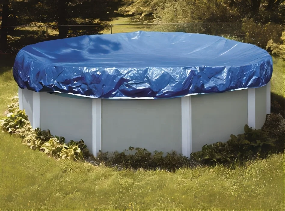 Above Ground Pool Cover Round Tarp PE Swimming Pool Cover