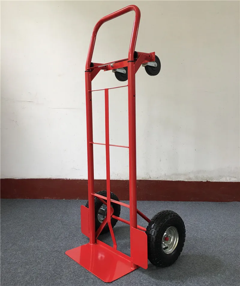 2 in 1 multifunctional 250KGS load capacity hand lift truck with 4 wheels HT1842