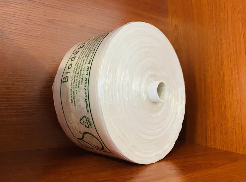 LDPE HDPE POLY polyethylene transparent plastic food fruit vegetable packaging supermarket flat produce bag on roll