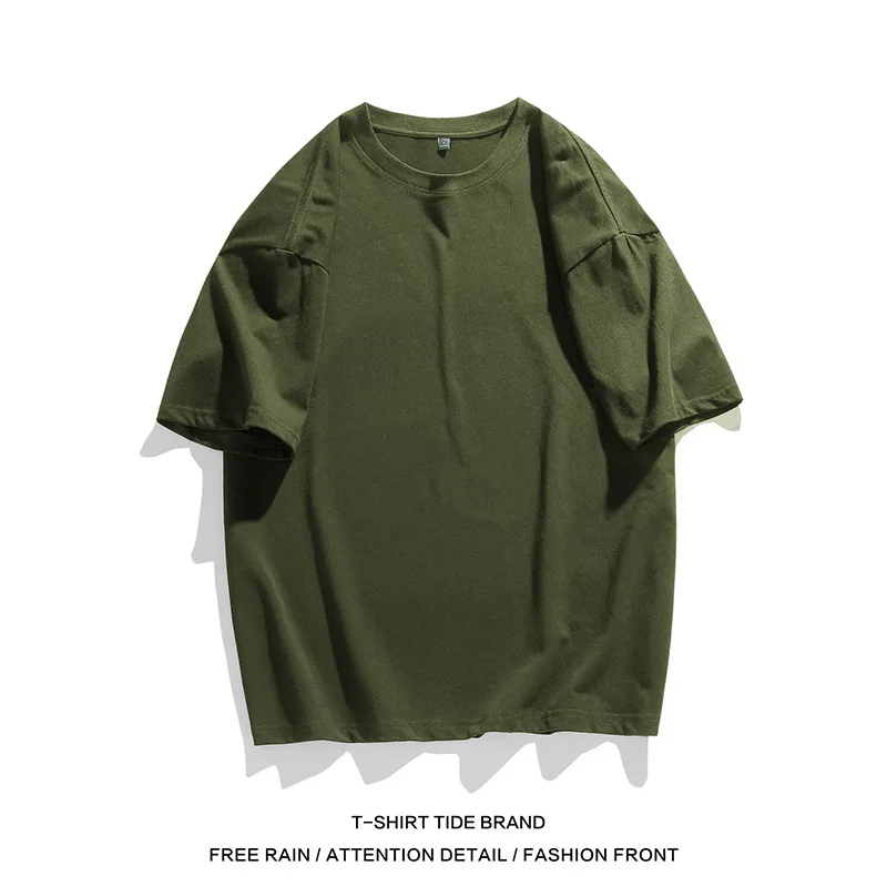 180gsm custom wholesale 50 poly blank organic 50% cotton 50% polyester t-shirts printed