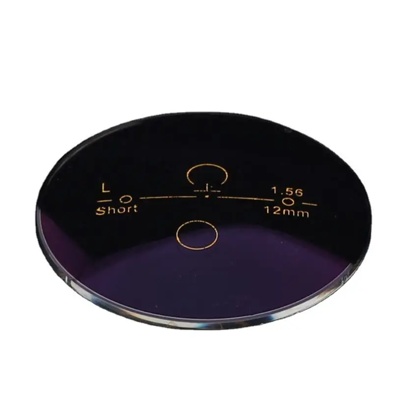 Wholesale eyeglass lenses 1.56 progressive Multifocal photochromic lenses 70/12MM