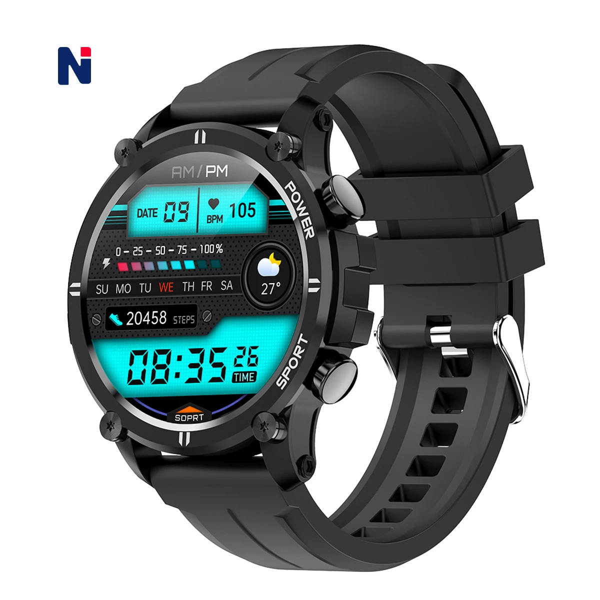 Fitness GPS akilli saat pulsera reloj inteligente waterproof outdoor weather mileage G shock digital smart sports watches