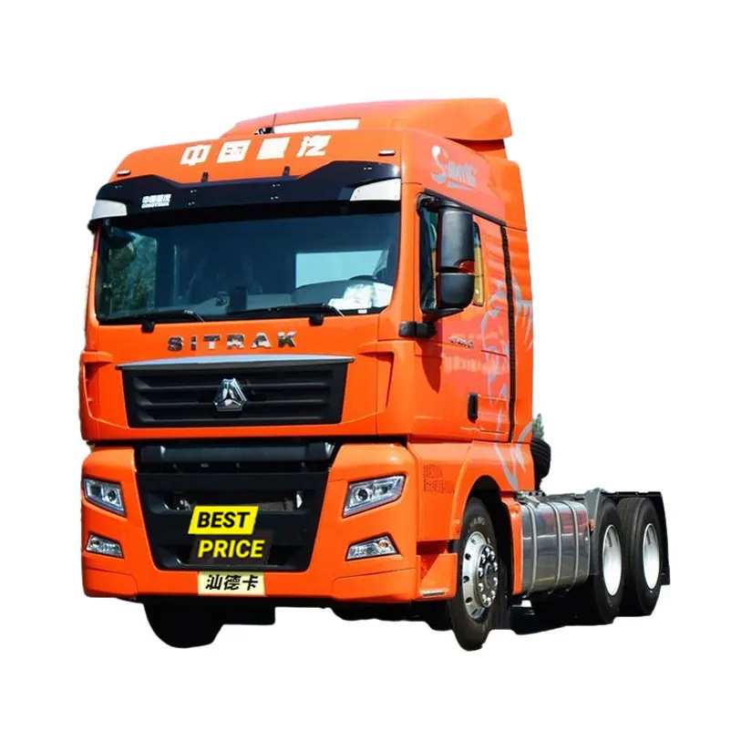 Sitrak 540 G7 High-end 6x4 Modelo Second Hand Tractor 6x4 Airbag Bridge Diesel Engine Sinotruck Howo Tractor Truck Used for Sale