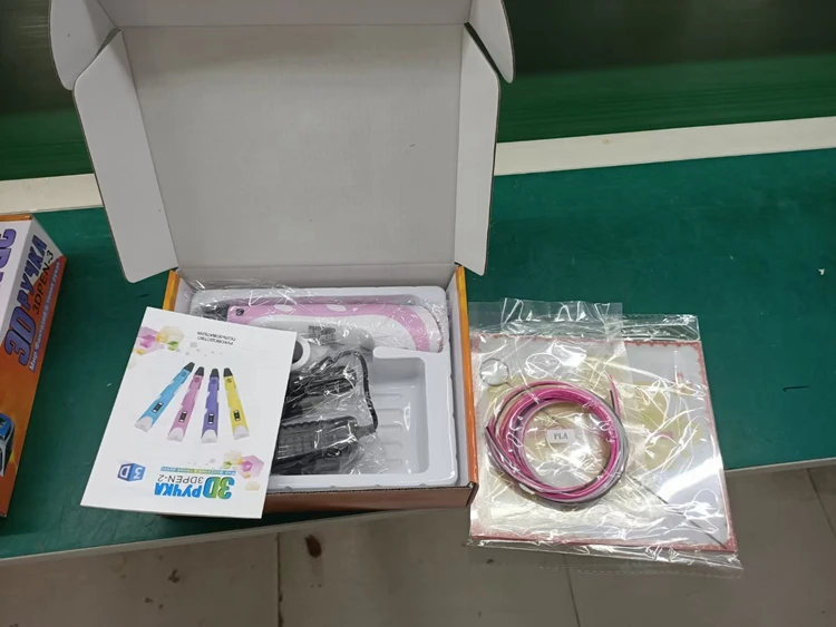 3D Pen 3 With Russian Language Package And Drawing Templates Book Pla Filament Refills 3D Pen V3 Set
