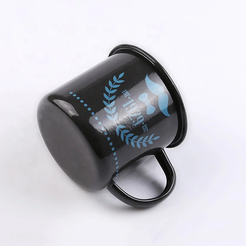 Custom Wholesale South Africa Cheap Reusable Travel Cup Set Stainless Steel Metal Enamel Coffee Mugs