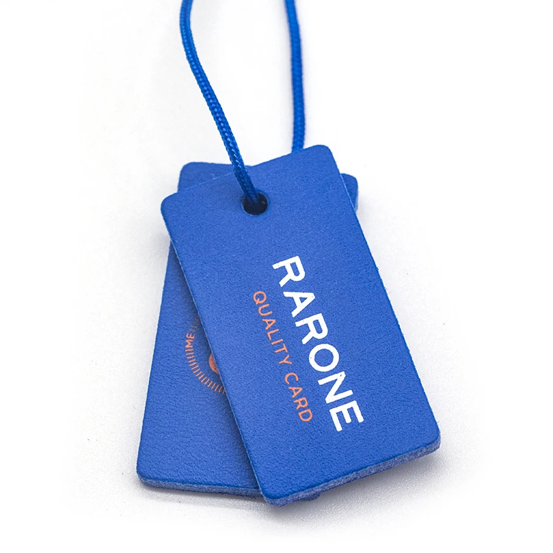 Manufacturer Custom Luxury Printed Private Logo Hang Tag Cardboard Kraft Paper Garment Swing Tag Hang Tags with String