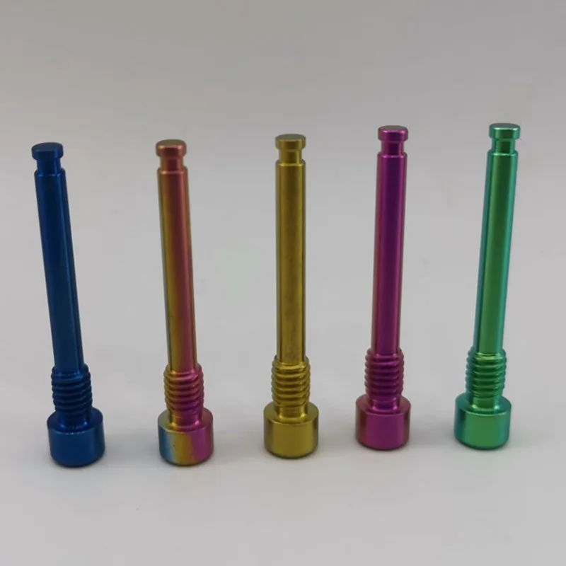 Colorful m4*30/35 Bicycle modification XT XTR Hydraulic Disc brake  Pads titanium threaded pin screw for shimano hope tech race