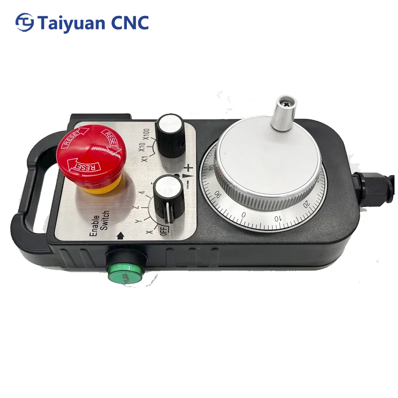 High anti-jamming Type 100ppr 5-24VDC line drive TTL CNC manual pulse Generator MPG for CNC milling machine