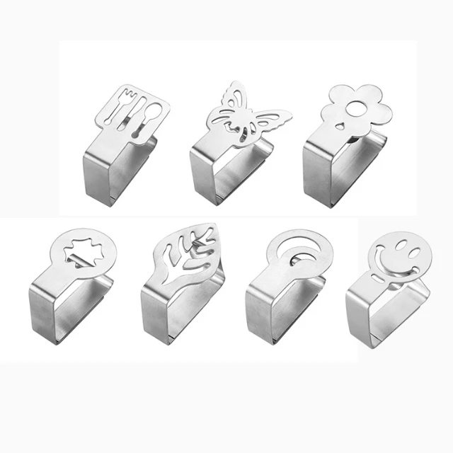 Great for Outdoor Kitchen Butterfly Tablecloth Clips Heavy Duty Strong Stainless Steel Tablecloth Clips Holder