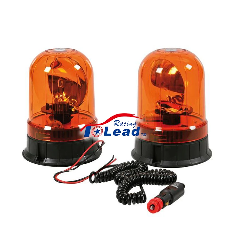 Super Bright Amber Safety  Led Rotary Strobe Lamp  Emergency Flashing And Revolving Warning Beacons Light