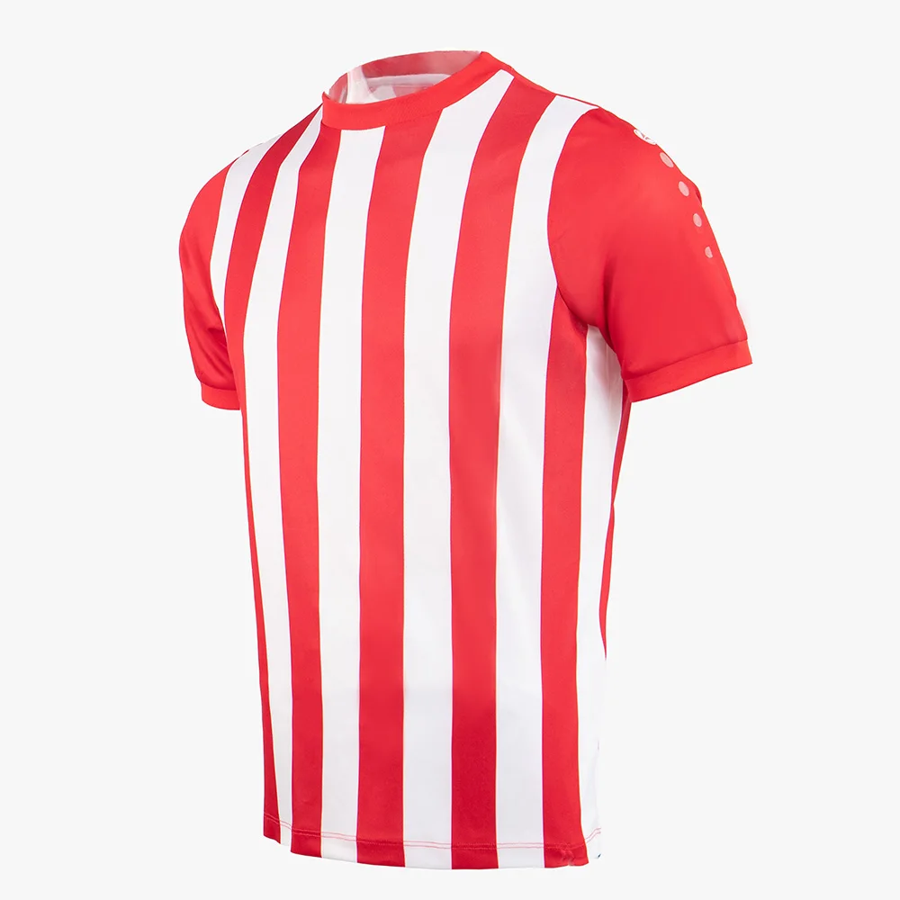 
Latest Design Sublimation Soccer Jersey Striped Soccer t Shirt 