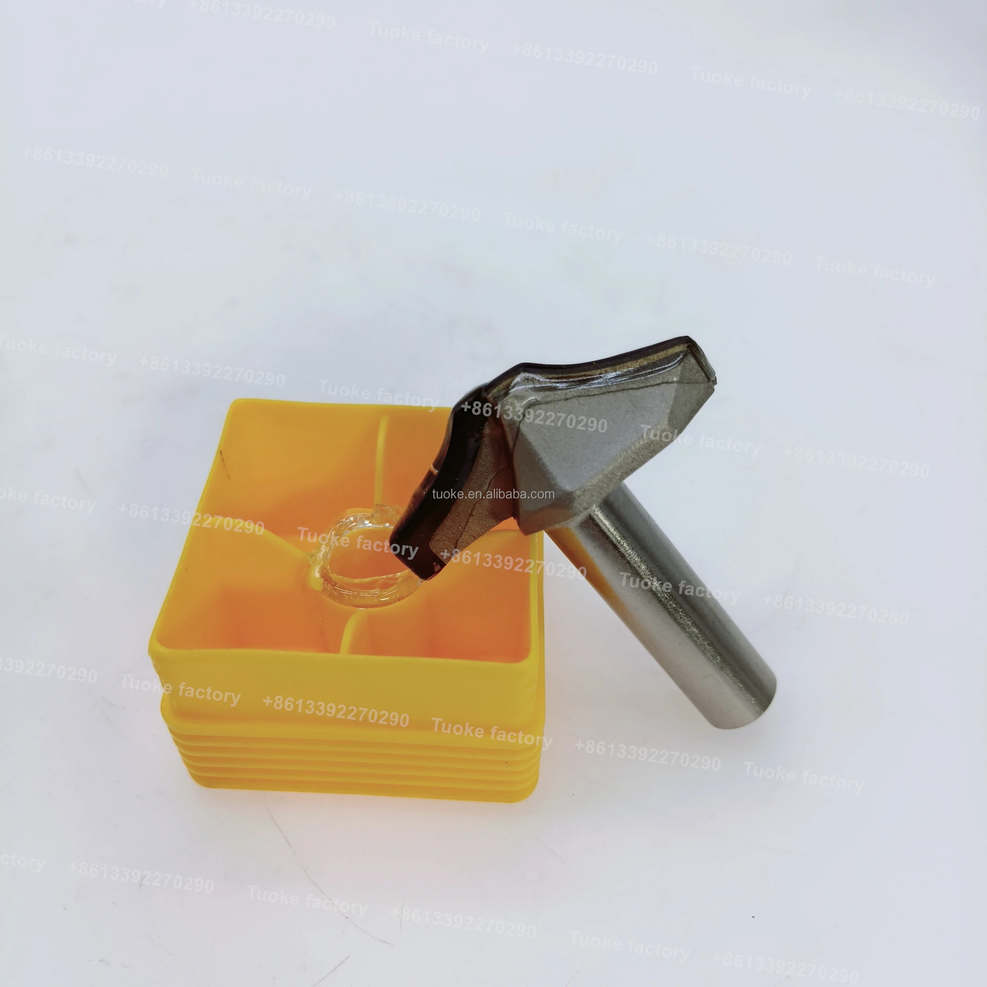 TUOKE TK2119 woodworking cutter tools CNC drill bits shank 12mm Diamond for milling cutter wood router bit