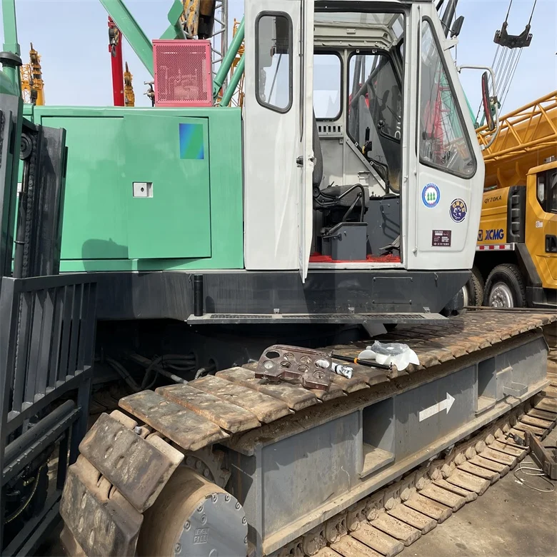 55-тонный Подержанный 7055 кран kobelco дешевый для продажи гусеничный в хорошем состоянии