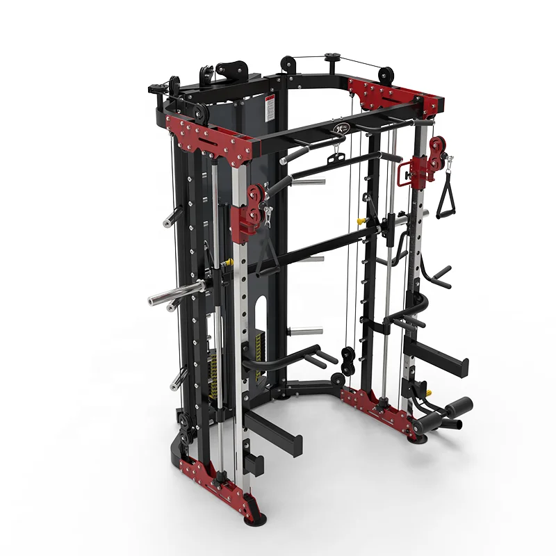 Best price jammer arm multi-functional gym equipment trainer smith machine with weight stack DY-6000