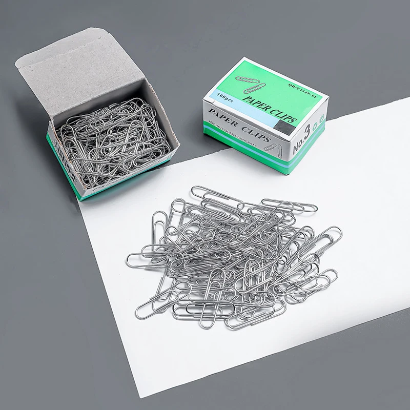 Wholesale Factory Box-packed Metal Paper Clip Fixed High Quality Various Uses
