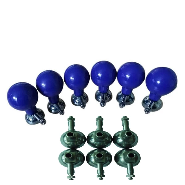Factory Customized Medical ECG EKG Limb clamp electrode suction bulb electrode metal part Agcl nickel plated