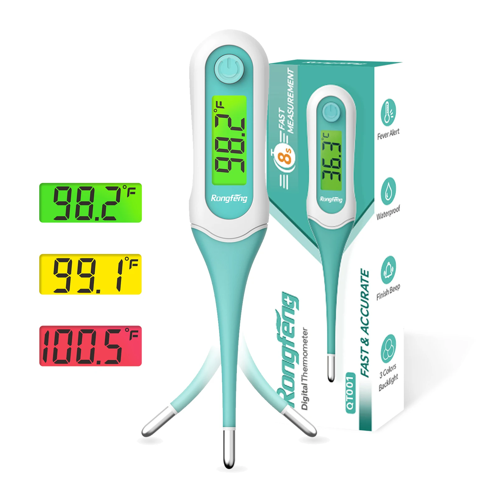 Medical Supplies Fever Waterproof Rectal Pet Oral Armpit Baby Clinical Digital Thermometers