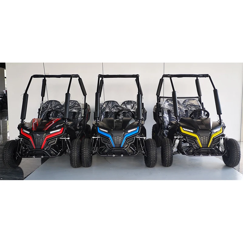 2022 go kart frame chassis cheap shipping 250W 36vmotor off road tire for kids  go kart electronic