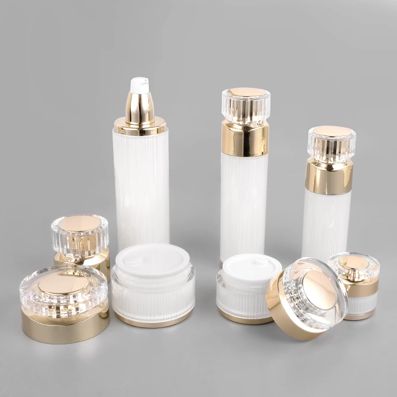 luxury 10g 15g 30g 50g Acrylic small face cream empty cosmetic containers plastic cosmetic packaging Cream Jar