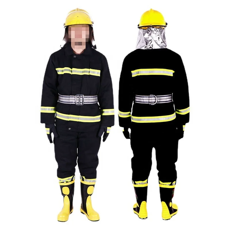 Factory Supply 4 Layers Nomex Fire Fighter Suits Fire Fighting Firefighter Aramid Fiber Clothing